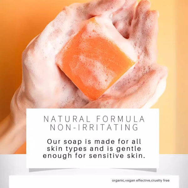 Turmeric Soap  Refreshing Facial Soap Bath - Image 3