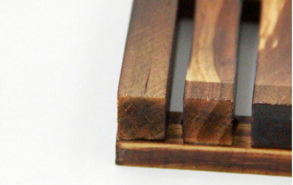 New retro soap box, wooden charcoal soap box, soap box - Image 4