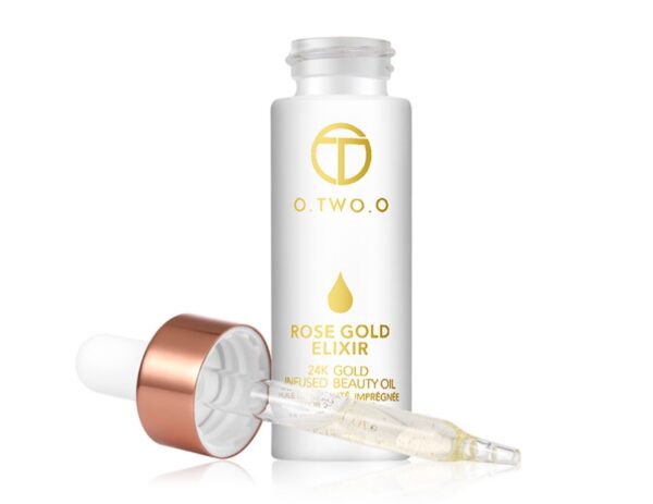 24k Rose Gold Elixir Skin Make Up Oil For Face Essential Oil Before Primer Foundation Moisturizing Face Oil Anti-aging - Image 6