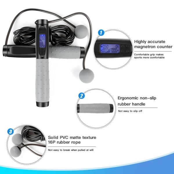 Smart electronic counting skipping rope - Image 6