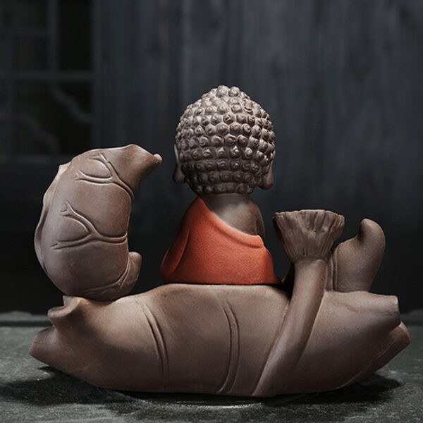 Lotus Little Monk Reflux Incense Burner - Image 5