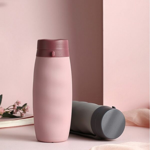 Portable Collapsible Sports Trveling Silicone Water Bottle - Image 2