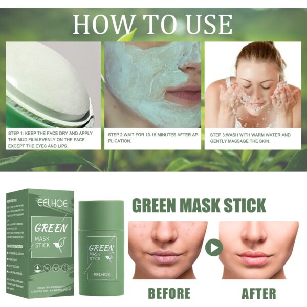 Deep Cleaning And Moisturizing Facial Mask Stick Shrinks Pores - Image 8