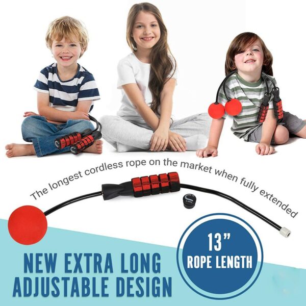 Creative Ropeless Adjustable Jump Rope Weighted Cordless Skipping Rope - Image 2
