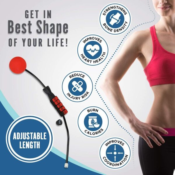 Creative Ropeless Adjustable Jump Rope Weighted Cordless Skipping Rope - Image 3