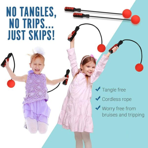 Creative Ropeless Adjustable Jump Rope Weighted Cordless Skipping Rope - Image 5