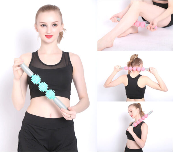 Anti Cellulite Massager Stick Anti-Cellulite Trigger Point Stick Body Foot Face Leg Slimming Massage Muscle Roller - Image 9