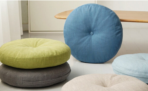 Futon Cushion Floor Japanese Tatami Carpet Floor Bay Window Household Seat Meditation Round Thickening Removable And Washable - Image 2