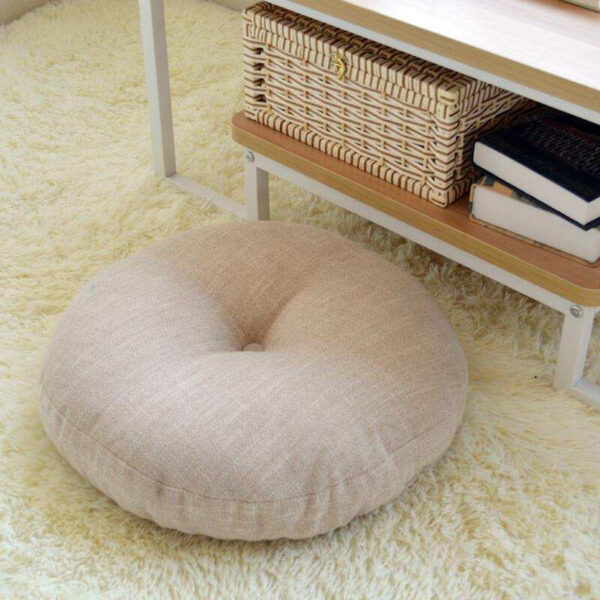 Futon Cushion Floor Japanese Tatami Carpet Floor Bay Window Household Seat Meditation Round Thickening Removable And Washable - Image 8