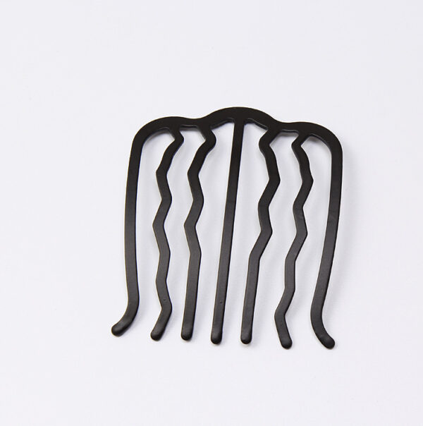 Headdress Metal Hair Comb Hairpin Inserting Comb Curler - Image 2