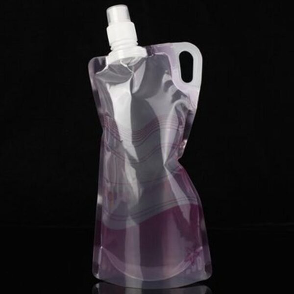 1L Foldable Drinking Water Bottle Bladder Bag - Image 5
