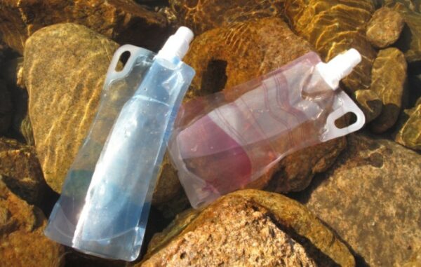1L Foldable Drinking Water Bottle Bladder Bag - Image 3