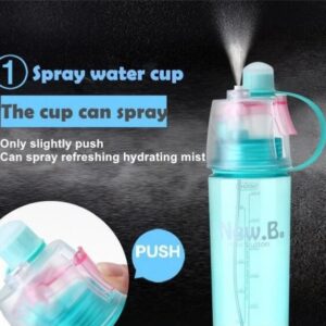 Spray Water Bottle 600ML Sports Cycling Mist Spray Water Bottle - Image 2