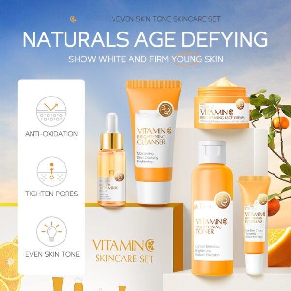 New Vitamin C Suit 5-piece Cleansing White Revitalizing Toner - Image 8