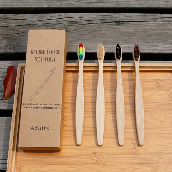 Eco Friendly Bamboo Soft Fibre Toothbrush - Image 6