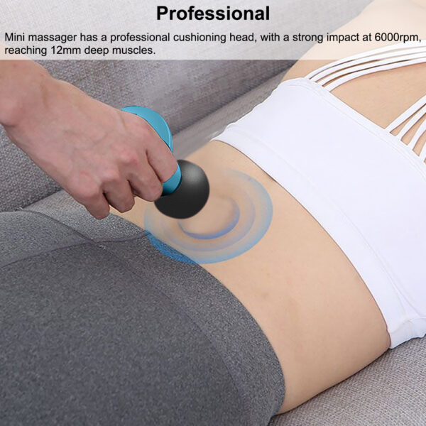 Muscle Massage Mini Pocket Electric Fascia Massage Back Neck Massager Gun For Body Deep Relief Pain Slimming Fascial Tool - Image 3