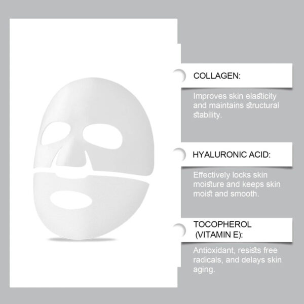Bio Collagen True Deep Mask, Collagen Mask Overnight, Facial Care Collagen Mask Moisturizing Anti-Aging Mask - Image 4