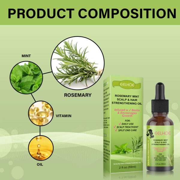 Rosemary Mint Hair Growth Fluid Scalp Massage - Image 3