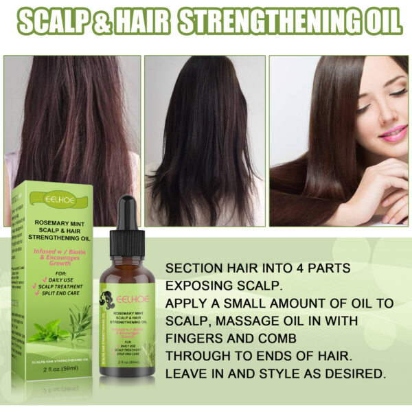 Rosemary Mint Hair Growth Fluid Scalp Massage - Image 2