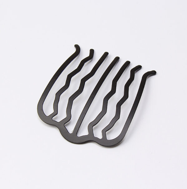 Headdress Metal Hair Comb Hairpin Inserting Comb Curler - Image 3