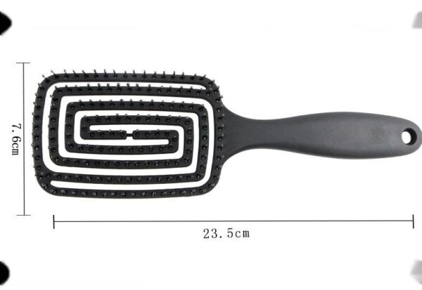 Mosquito-repellent Incense Comb Large Curved Comb Massage Comb Hollow Square Comb - Image 3