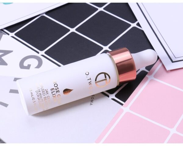 24k Rose Gold Elixir Skin Make Up Oil For Face Essential Oil Before Primer Foundation Moisturizing Face Oil Anti-aging - Image 10