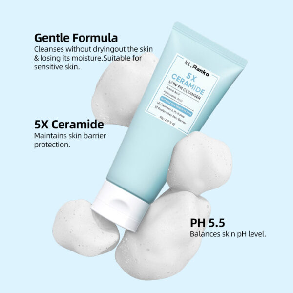Ceramide Low PH Facial Cleanser - Image 3