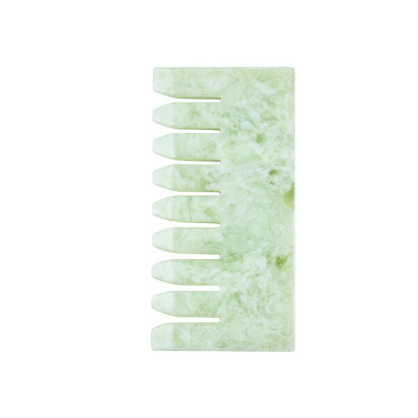 Jade Comb Crystal Head Massage Comb Meridian Comb - Image 4