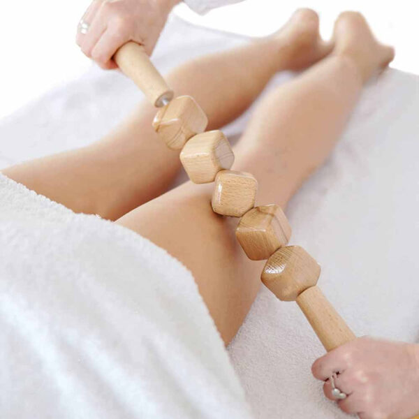3pcs Wooden Anti-Cellulite Massage Tool Hand Roller - Image 2