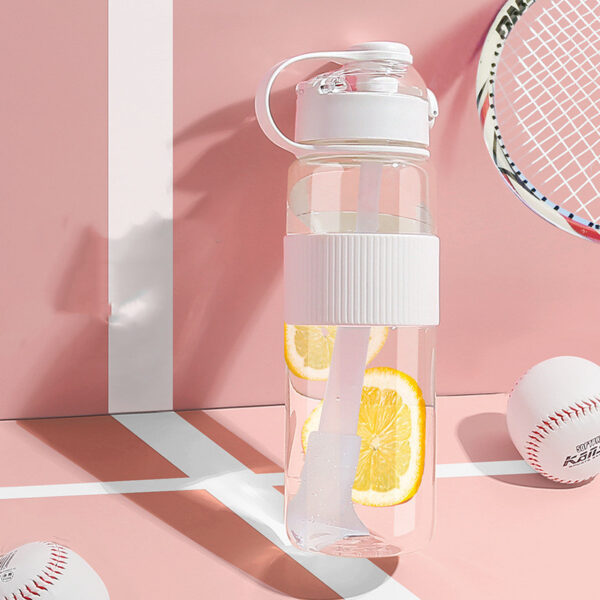 Plastic Fitness Sports Portable Water Bottle - Image 2