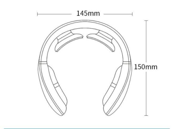 Pulse Hot Compress Rechargeable Neck Massager - Image 6