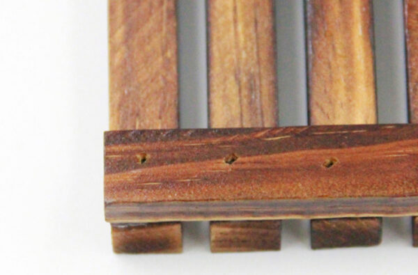 New retro soap box, wooden charcoal soap box, soap box - Image 3