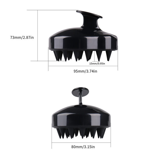 Silicone shampoo brush massager - Image 2