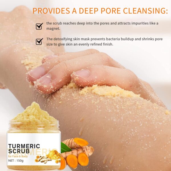 Turmeric Scrub Softens Horny Body Care - Image 3