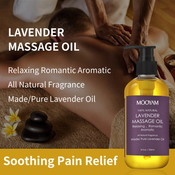 Body Oil Lavender Push Back Shoulder Neck Scraping Treatment Oil - Image 2