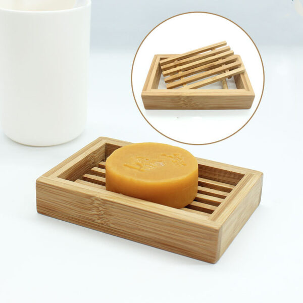 Bamboo handmade soap holder soap box - Image 3
