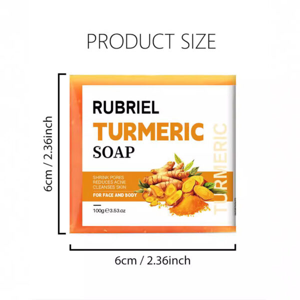Turmeric Soap  Refreshing Facial Soap Bath - Image 5