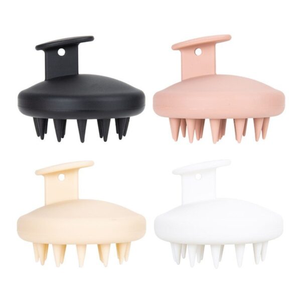 Silicone Shampoo Brush Head And Scalp Cleaning - Image 2