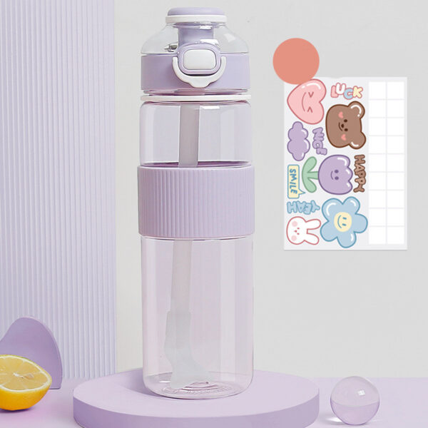 Plastic Fitness Sports Portable Water Bottle - Image 6