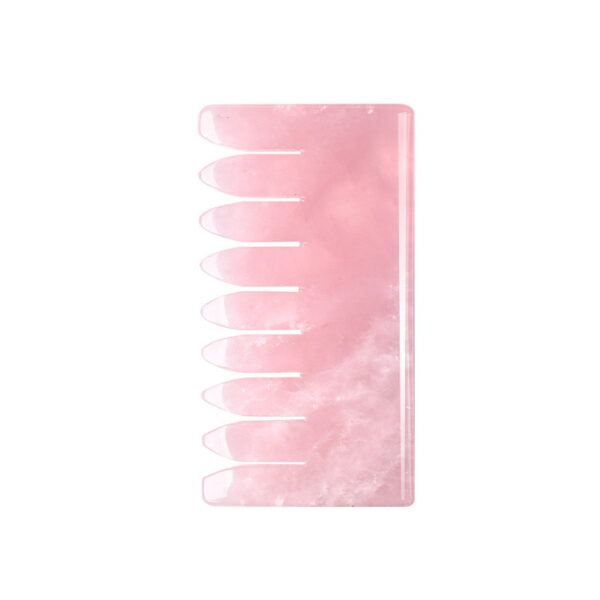 Jade Comb Crystal Head Massage Comb Meridian Comb - Image 2