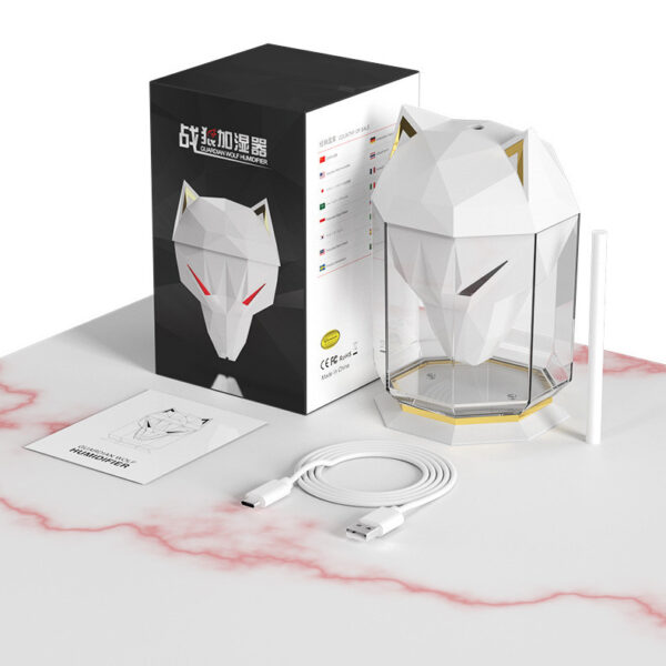 War Wolf Air Humidifier Ultrasonic Air Diffuser Colorful Lights Humidifier Air Nano Spray Home Desktop Supplies - Image 6