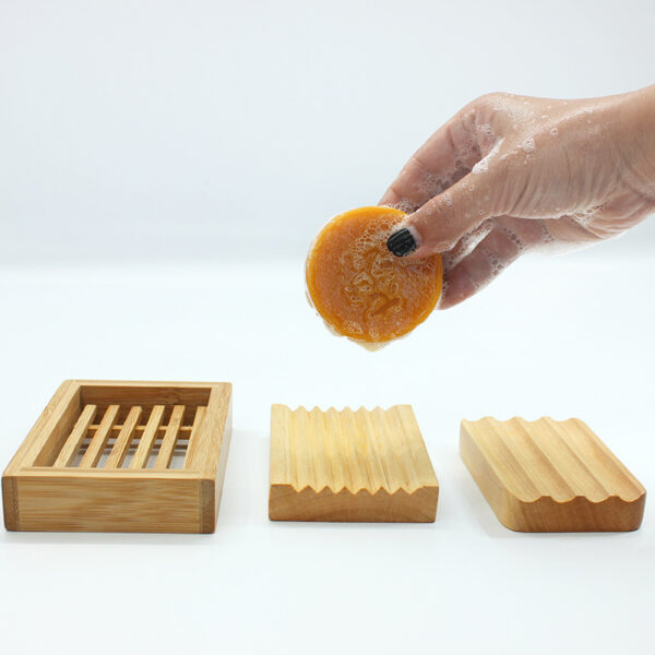 Bamboo handmade soap holder soap box - Image 2