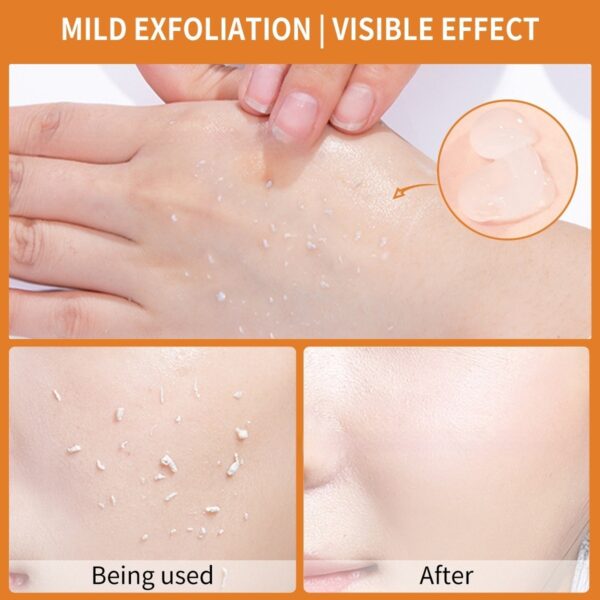 Orange Enzyme Exfoliating Gel Facial Deep Cleansing Moisturizing Gentle Rubbing Mud Exfoliating Skin - Image 2