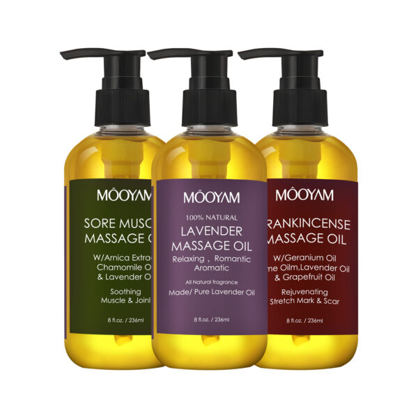 Body Oil Lavender Push Back Shoulder Neck Scraping Treatment Oil - Image 5
