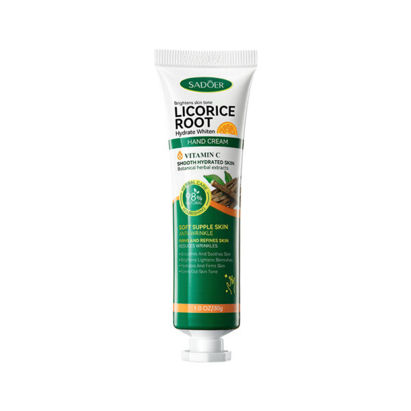 English SADOER Licorice Moisturizing Whitening Nourishing Hand Cream - Image 5
