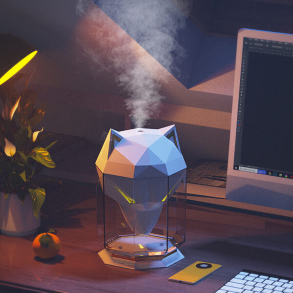 War Wolf Air Humidifier Ultrasonic Air Diffuser Colorful Lights Humidifier Air Nano Spray Home Desktop Supplies - Image 3