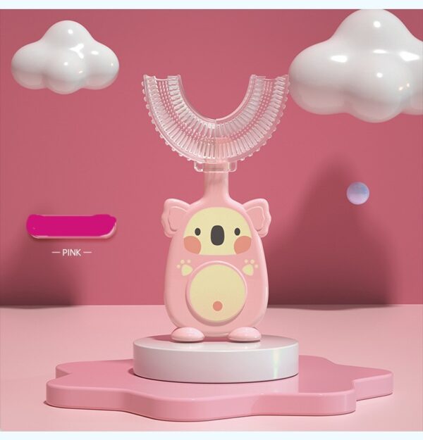 Zhuanzhuanxiong Manual Children's U-shaped Toothbrush Silicone Toothbrush Baby - Image 5