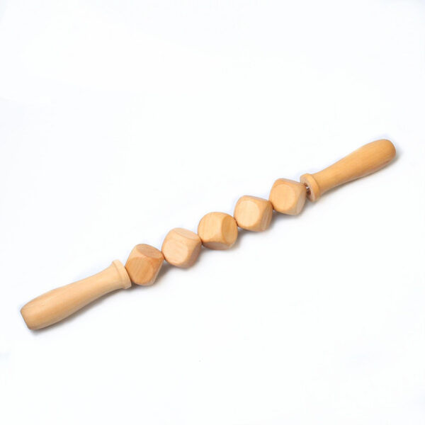 3pcs Wooden Anti-Cellulite Massage Tool Hand Roller - Image 7