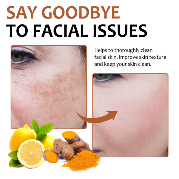 Lemon Turmeric Kojic Acid Soap Face Soap - Image 2