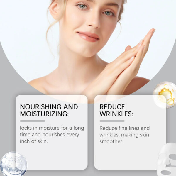 Bio Collagen True Deep Mask, Collagen Mask Overnight, Facial Care Collagen Mask Moisturizing Anti-Aging Mask - Image 3